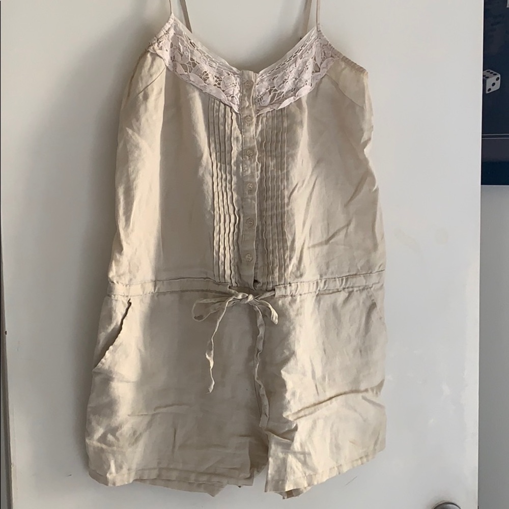 Romper with pockets and Lacey top